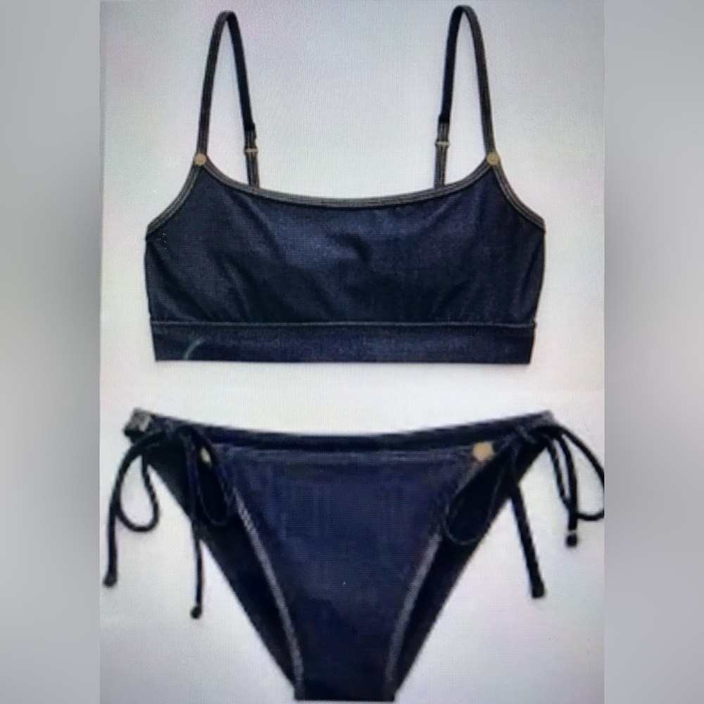 NWT Aerie Denim Stylish Bikini